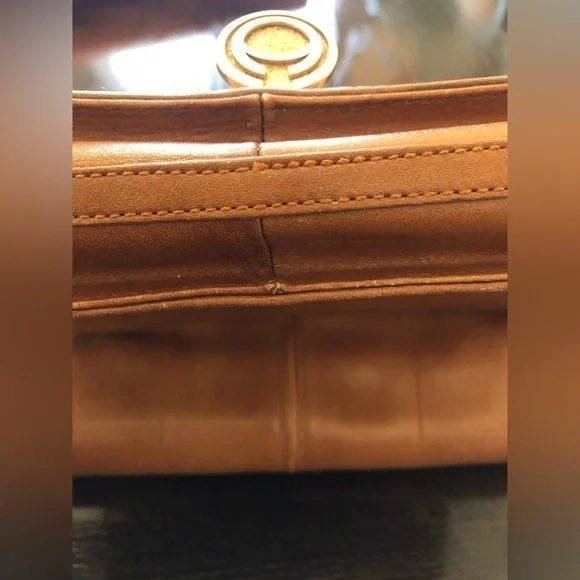 Vintage ARIES MEXICO Tan fine Leather Piel Bovino Bag boho chic classic crossbdy - Picture 15 of 16